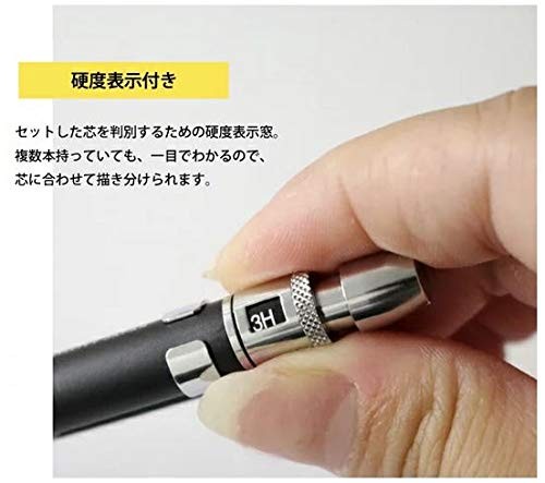 TAKEDA Drafting Mechanical pen, Fixed Type, Metal Handle Knock, 0.5mm