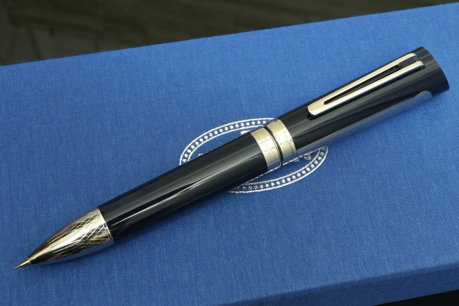 Montegrappa “BUGATTI PUR SANG DT” Mechanical Pencil, Sterling Silver MSRP 763 $