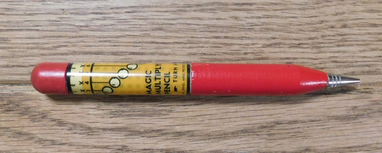 VINTAGE DESK OFFICE APEX 6 1/4″ LONG MAGIC MULTIPLYING MECHANICAL LEAD PENCIL