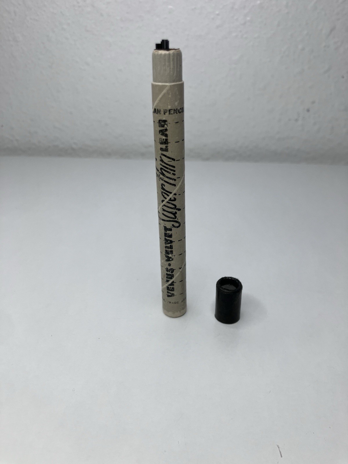 Vintage Mechanical Pencil Venus Velvet Super Thin Lead Container With Lead