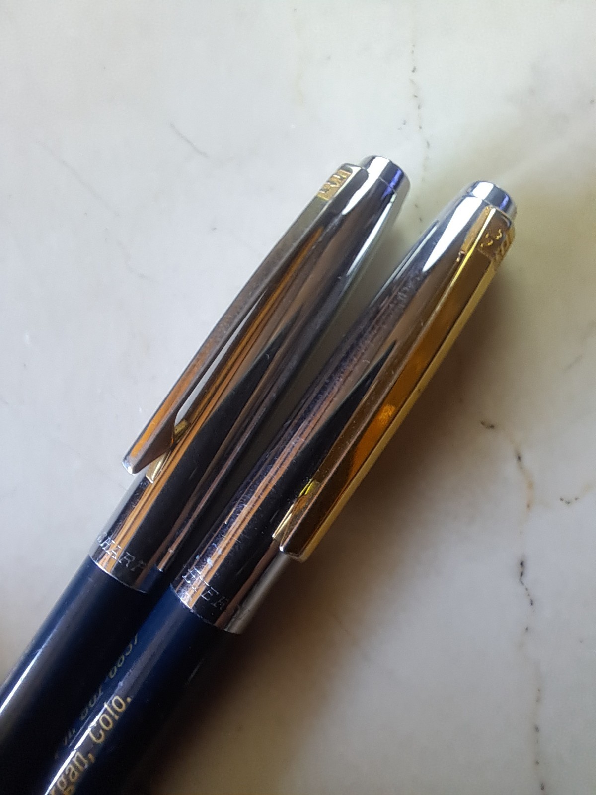LOT of 2 EVERSHARP Symphony Luxury Navy 0.9mm Pencils 1950’s Advertising