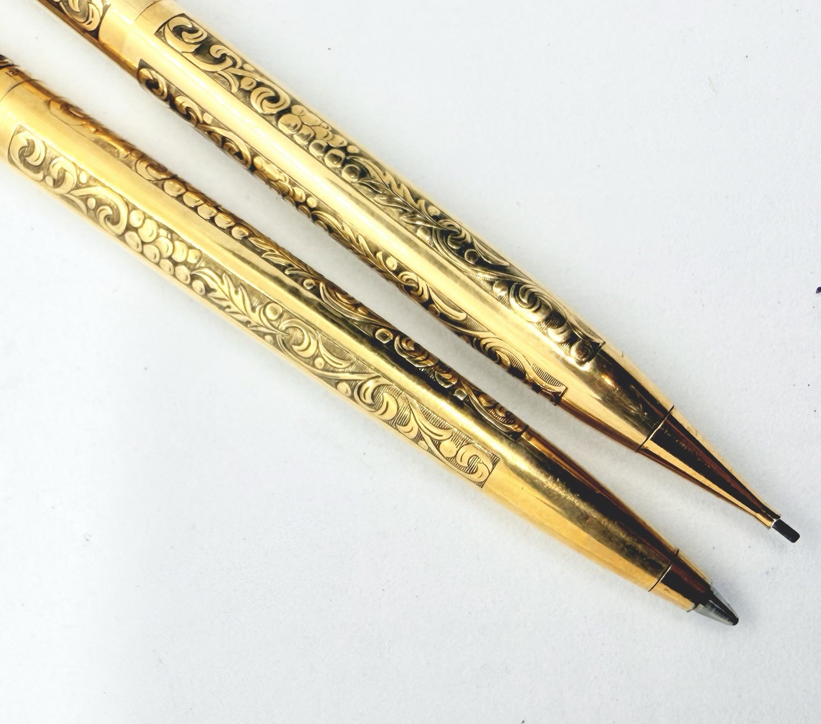 sheaffer Grapes Gold Plated mechanical pencil Continues Twist & Ballpoint Pen