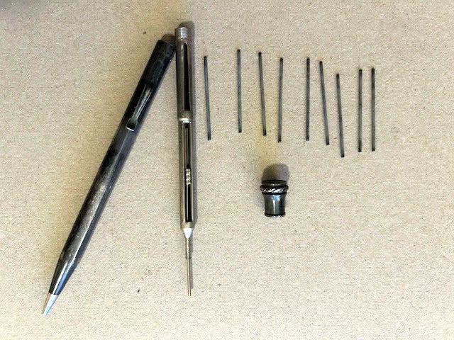 1920’s WAHL Eversharp Silver Plated 5.25″ Clip Mechanical Pencil Original Petina