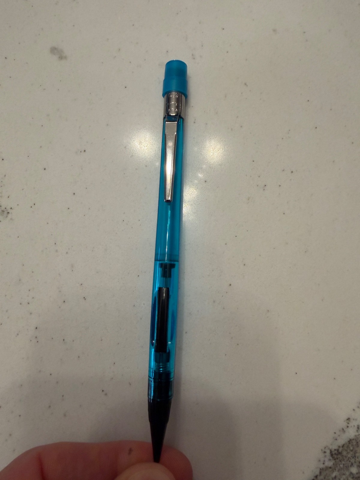 New Blue Pentel Quicker Clicker .5mm Mechanical Pencil