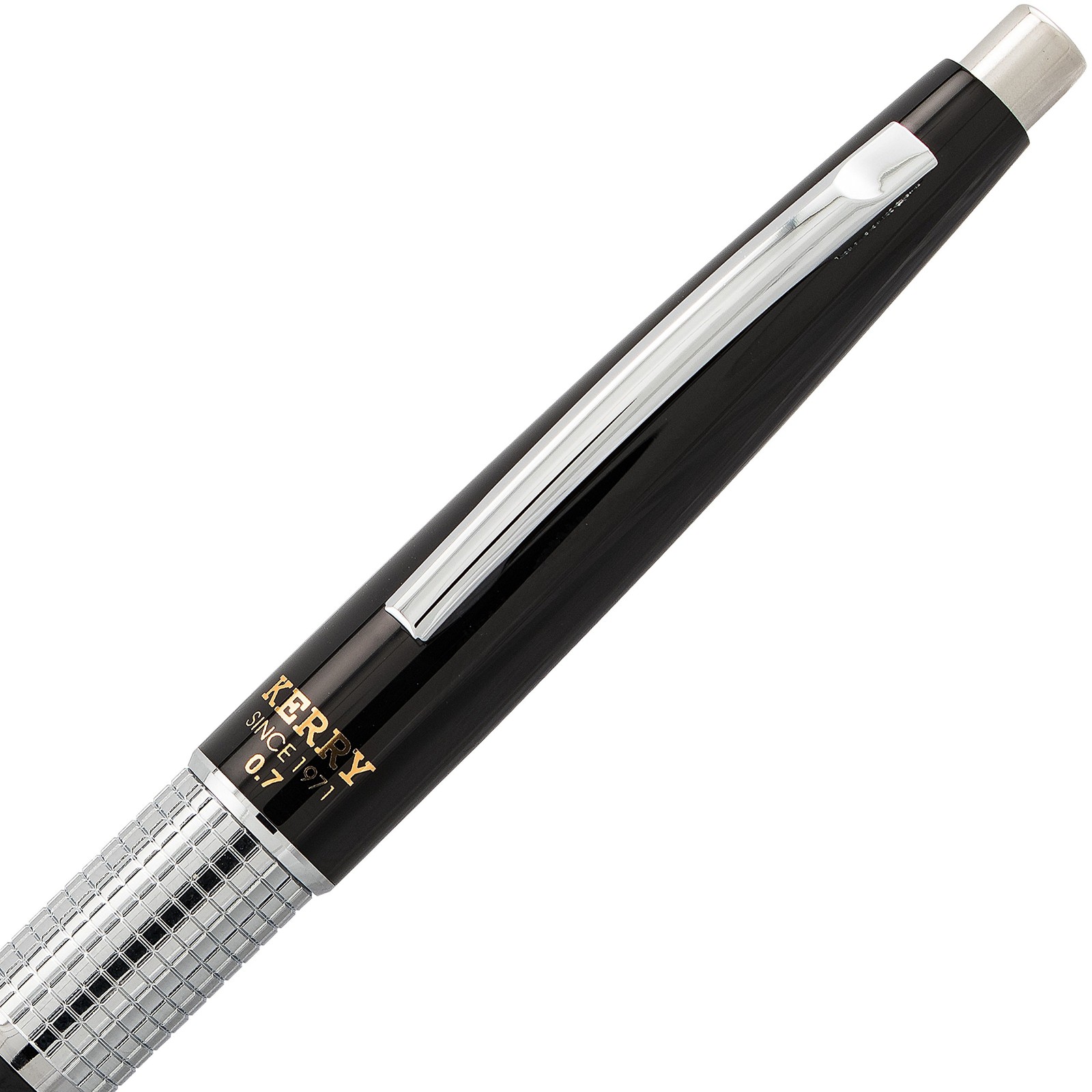 Pentel Kitera Kerry 0.7mm Cap Pencil Overseas Black Model P1037A Rare