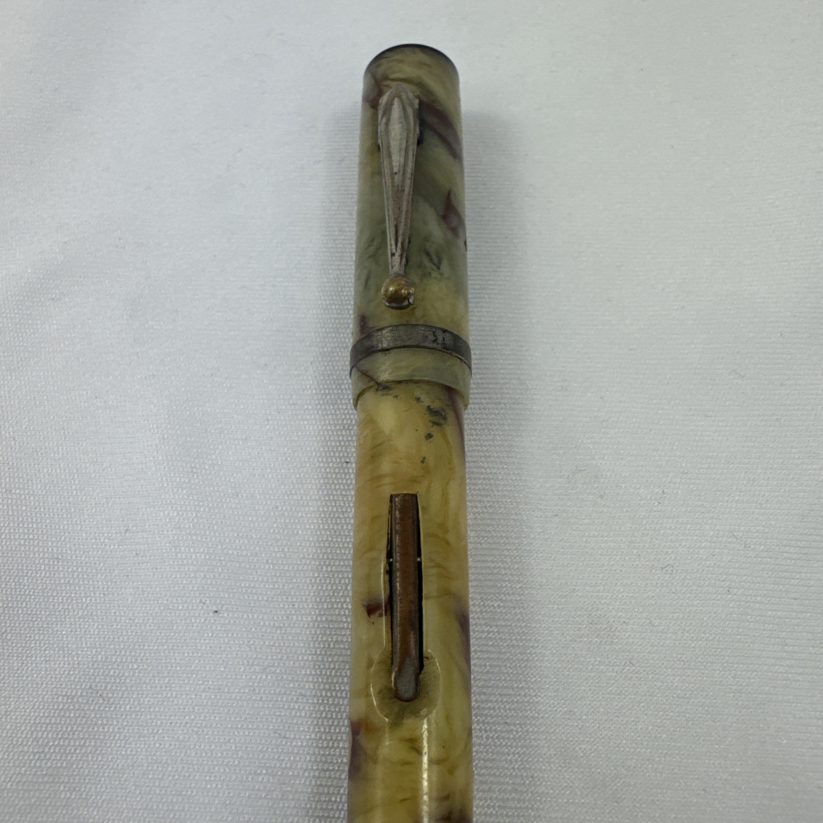 Vintage Mechanical & Fountain Pen Marbeled Rare Writing Instrument