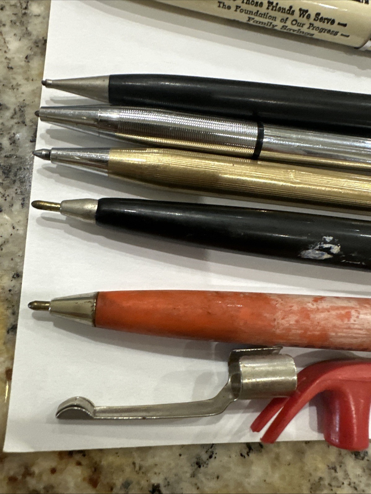 Autopoint Mechanical Pencils Oversize Advertisement Pens USA Elvis Pepsi Garland