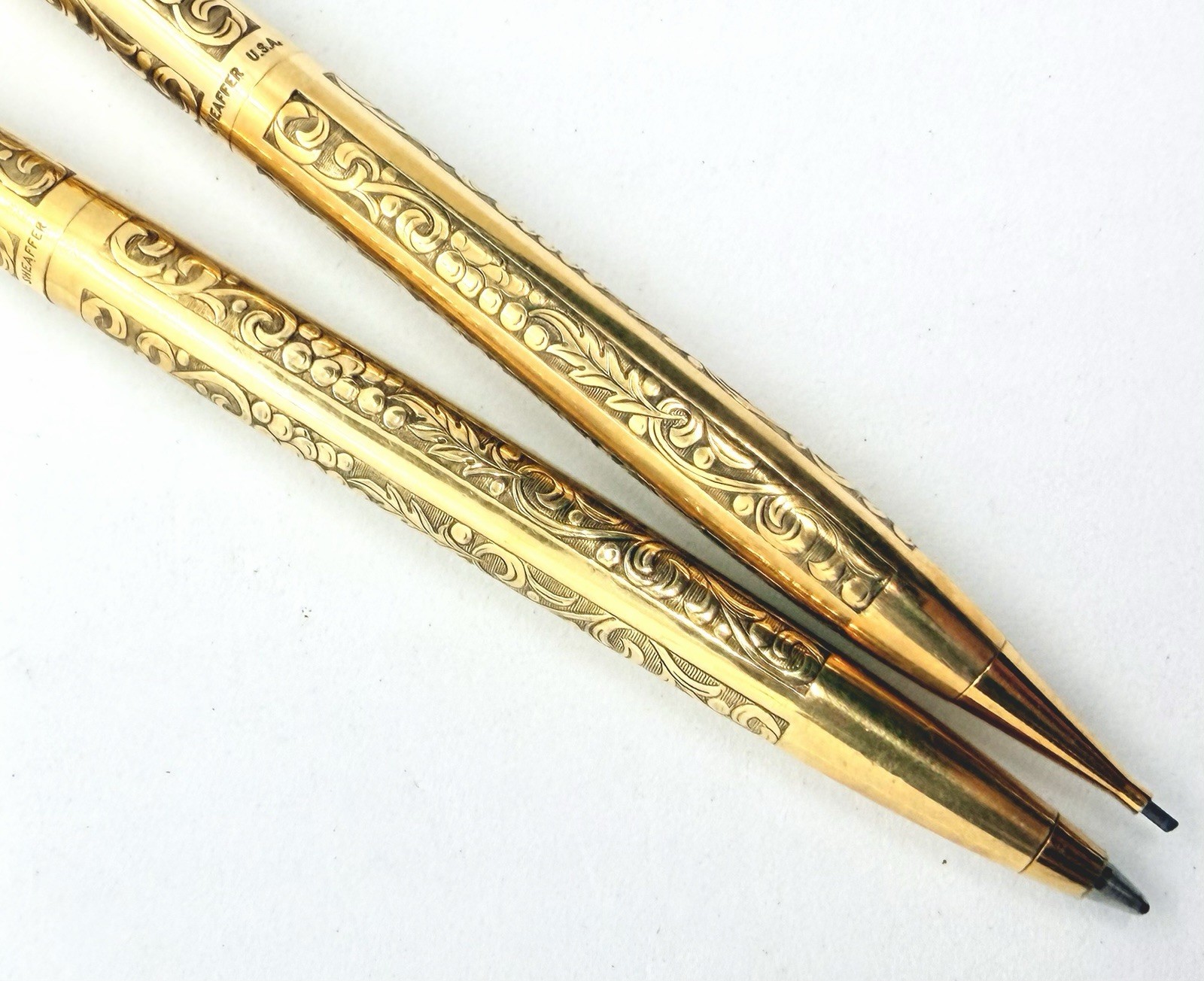 sheaffer Grapes Gold Plated mechanical pencil Continues Twist & Ballpoint Pen