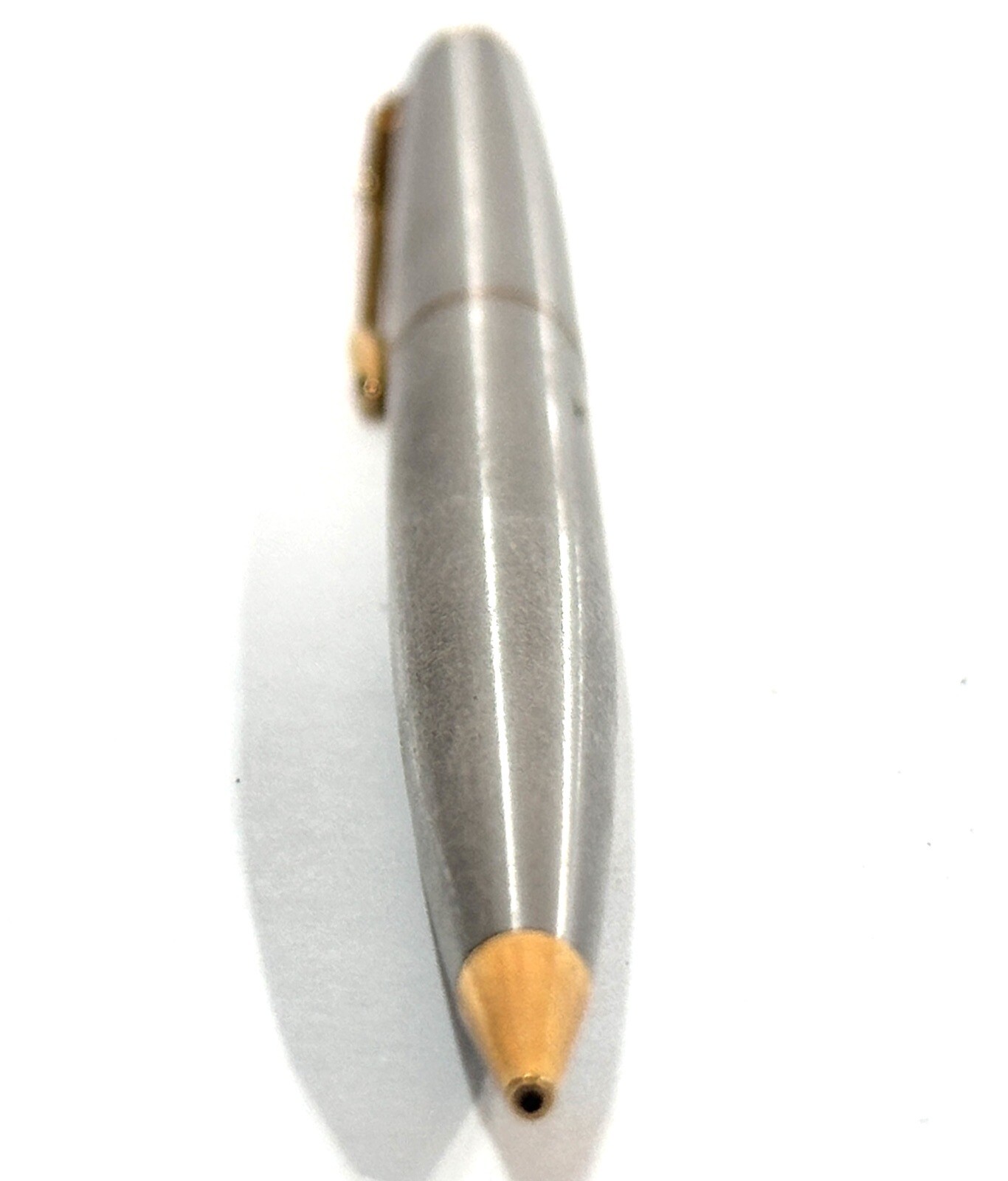 Vintage Parker 75 Made in USA Mechanical Pencil Stainless Steel with Gold Trim