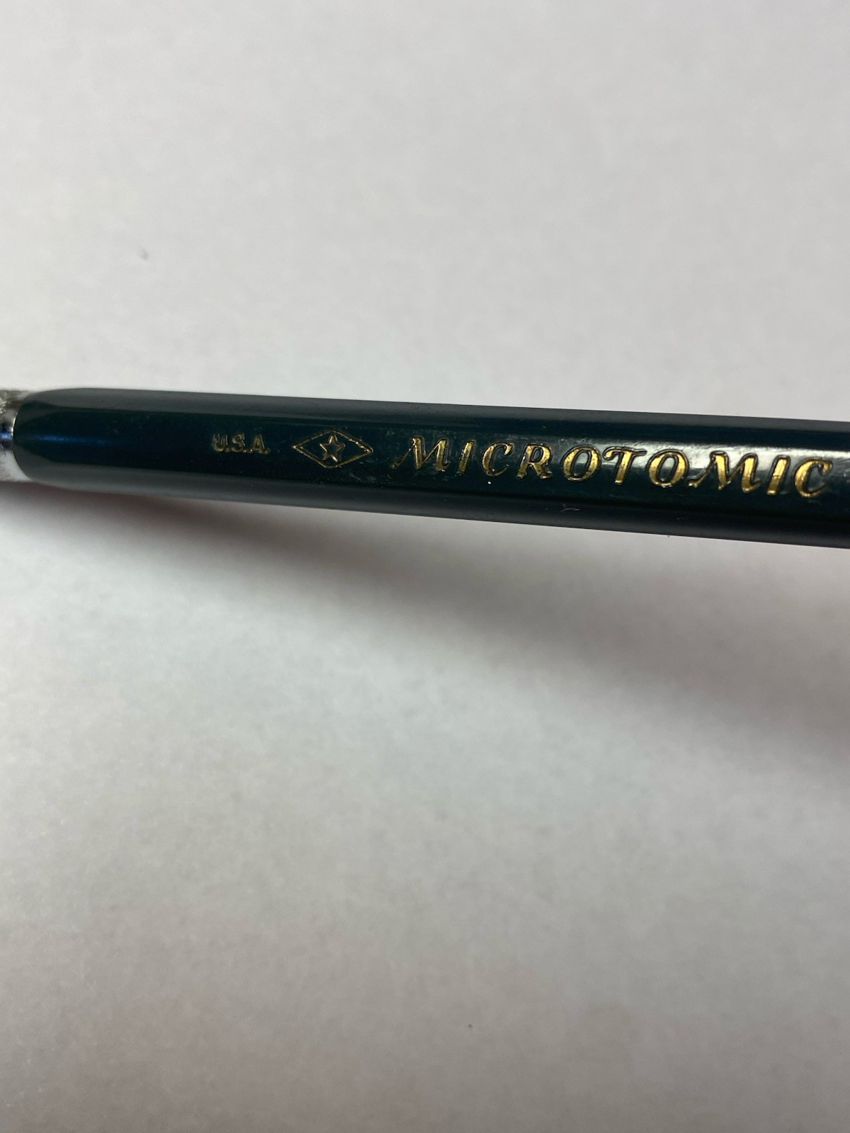Vintage Eberhard Faber Microtomic 608 Mechanical Pencil Metal USA