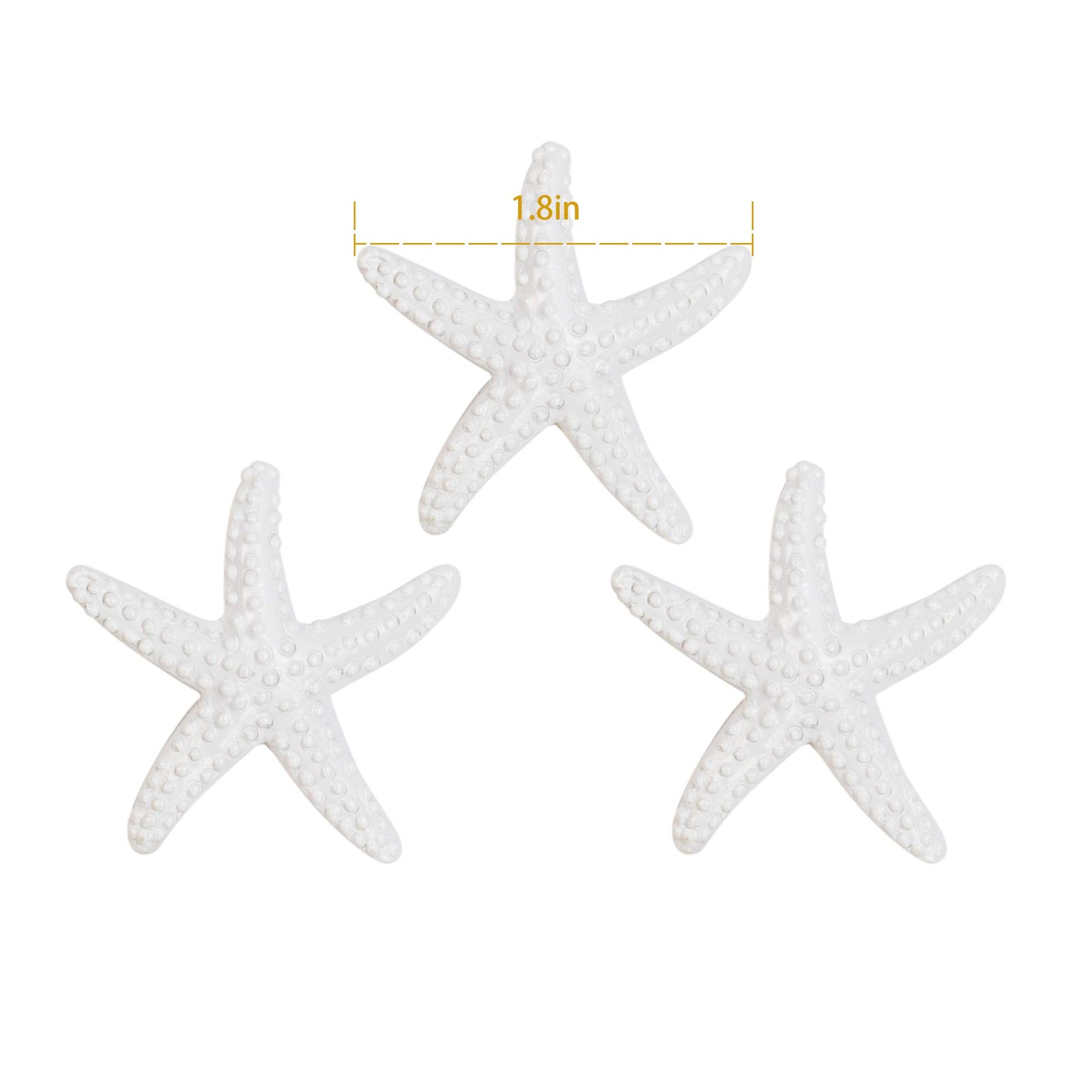 AUEAR, 30 Pack Lovely Starfish Decor Pencil 1 Count (Pack of 30), White