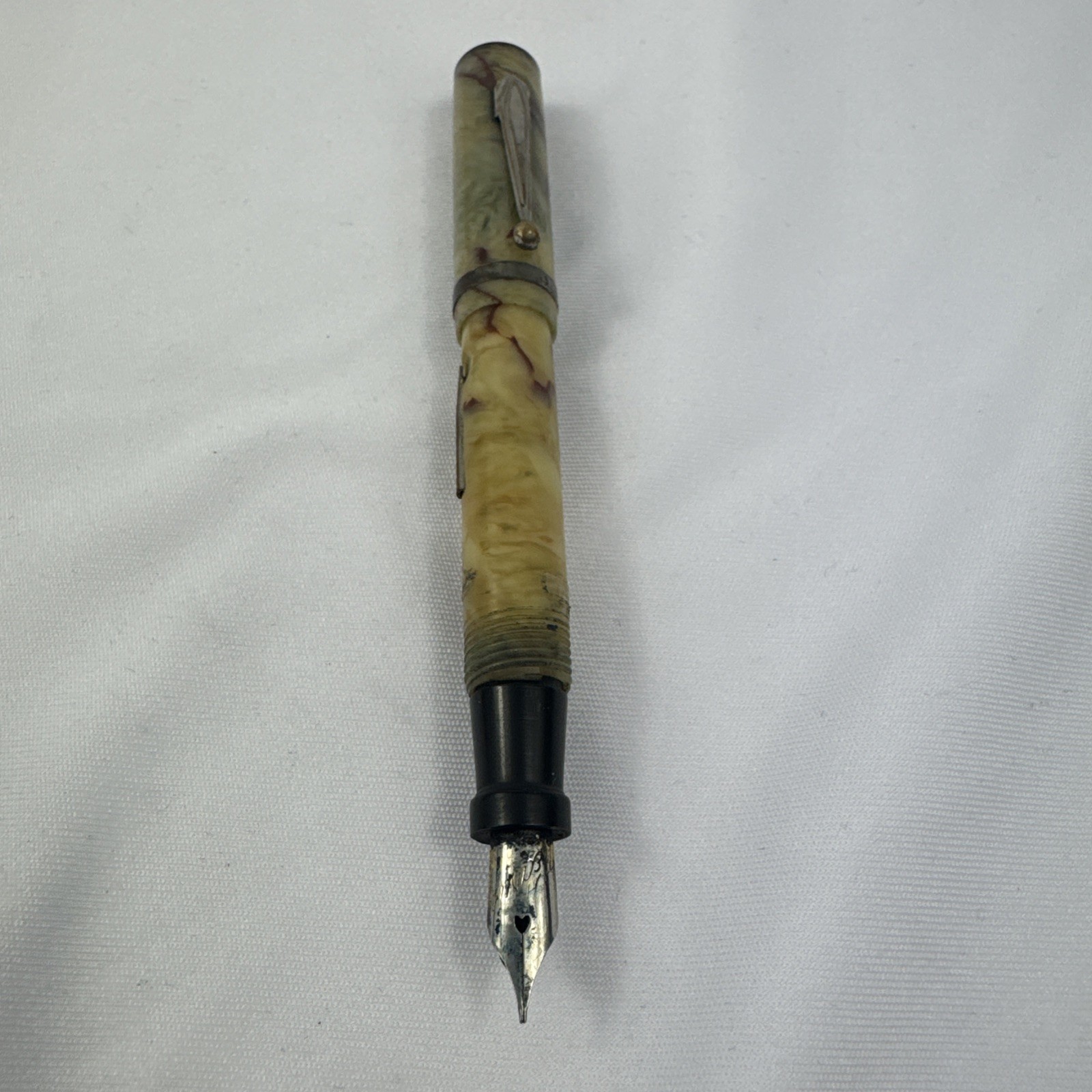 Vintage Mechanical & Fountain Pen Marbeled Rare Writing Instrument