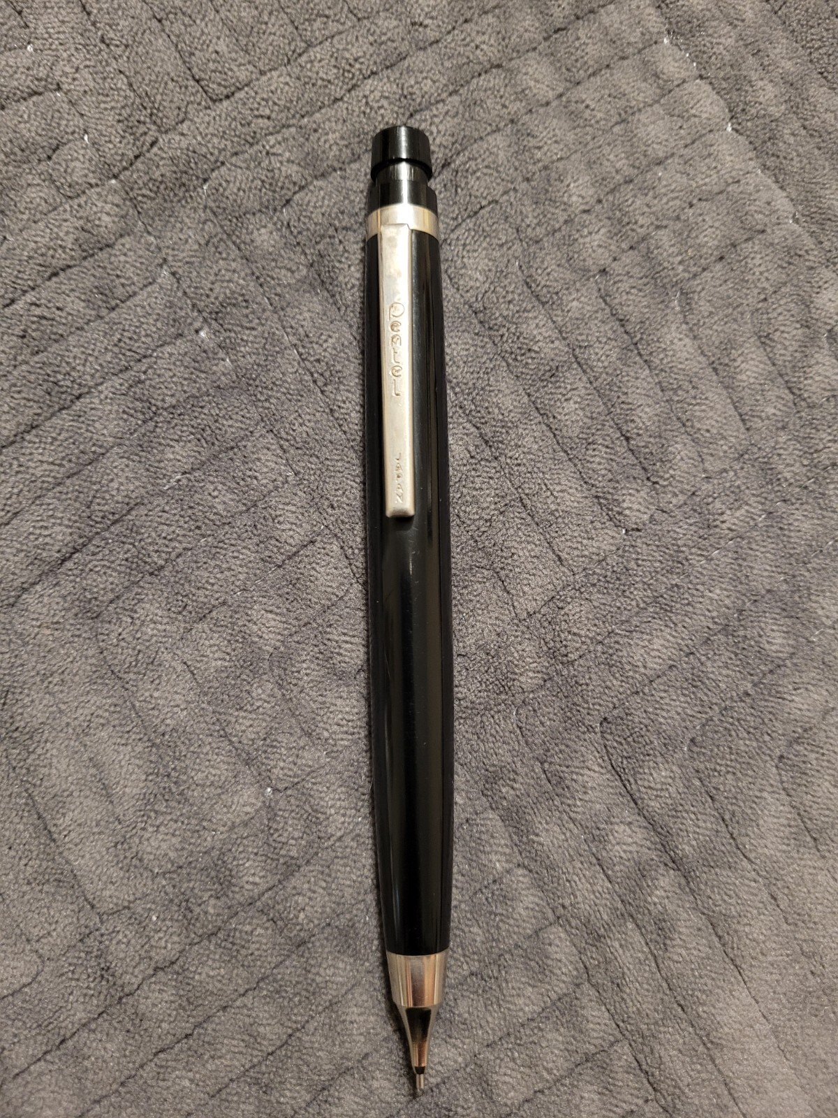Discontinued Vintage Pentel P300 0.7mm Mechanical Pencil Black & Silver Tone