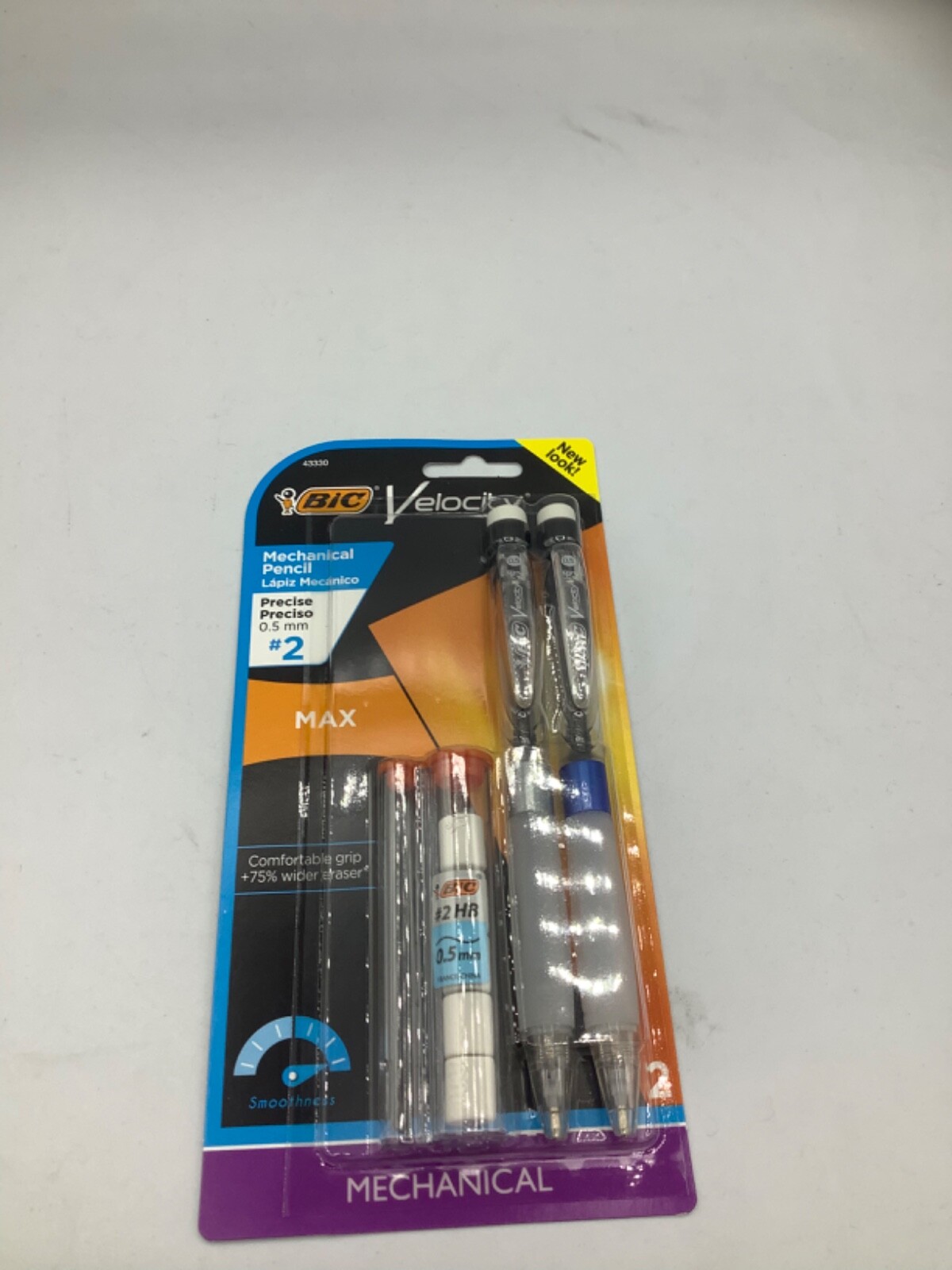 BIC Velocity Max Mechanical Pencil, Precise Point (0.5mm), 2-Count