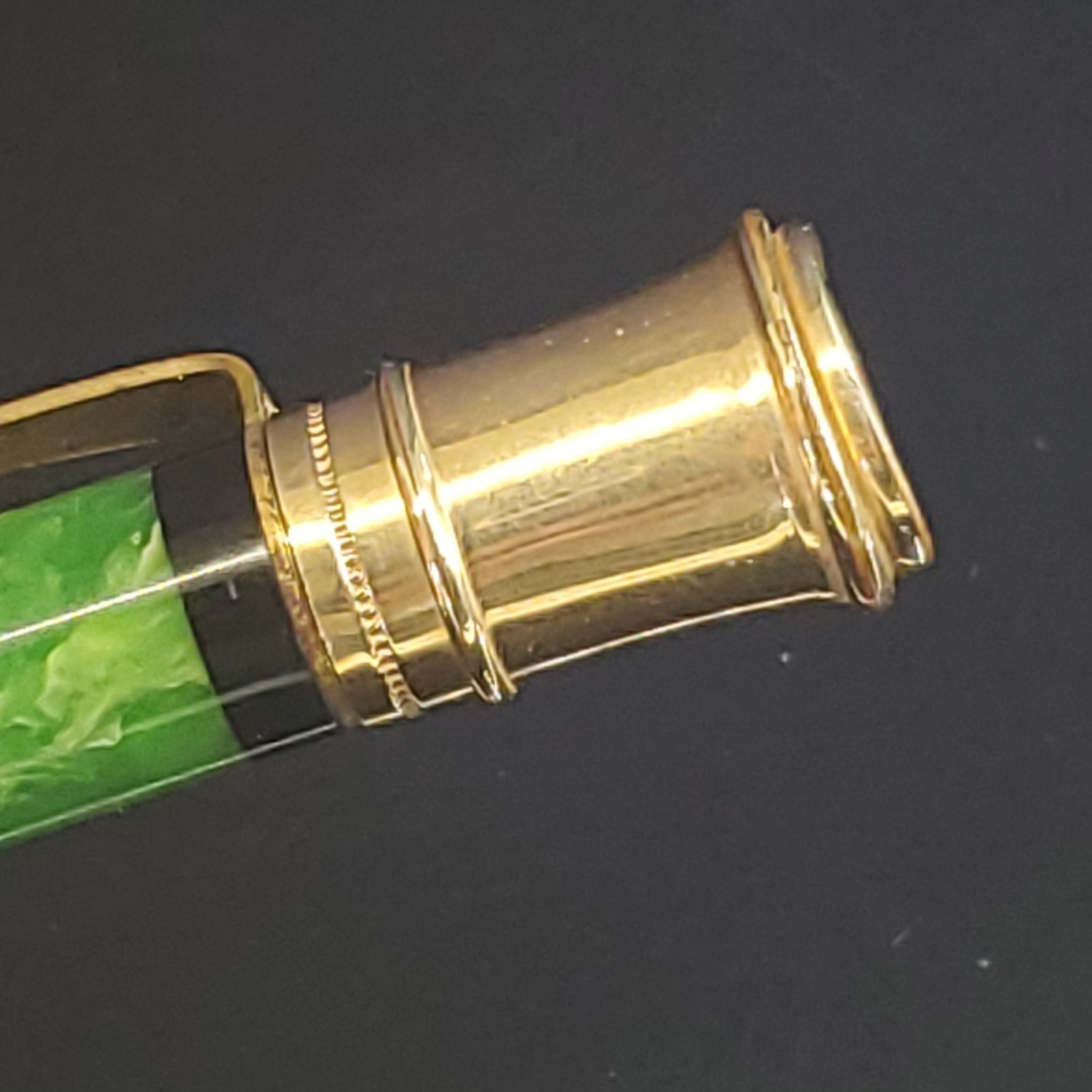 VTG 1920s Parker Duofold Jade Green Apple Mechanical Pencil Clip Model USA VGC