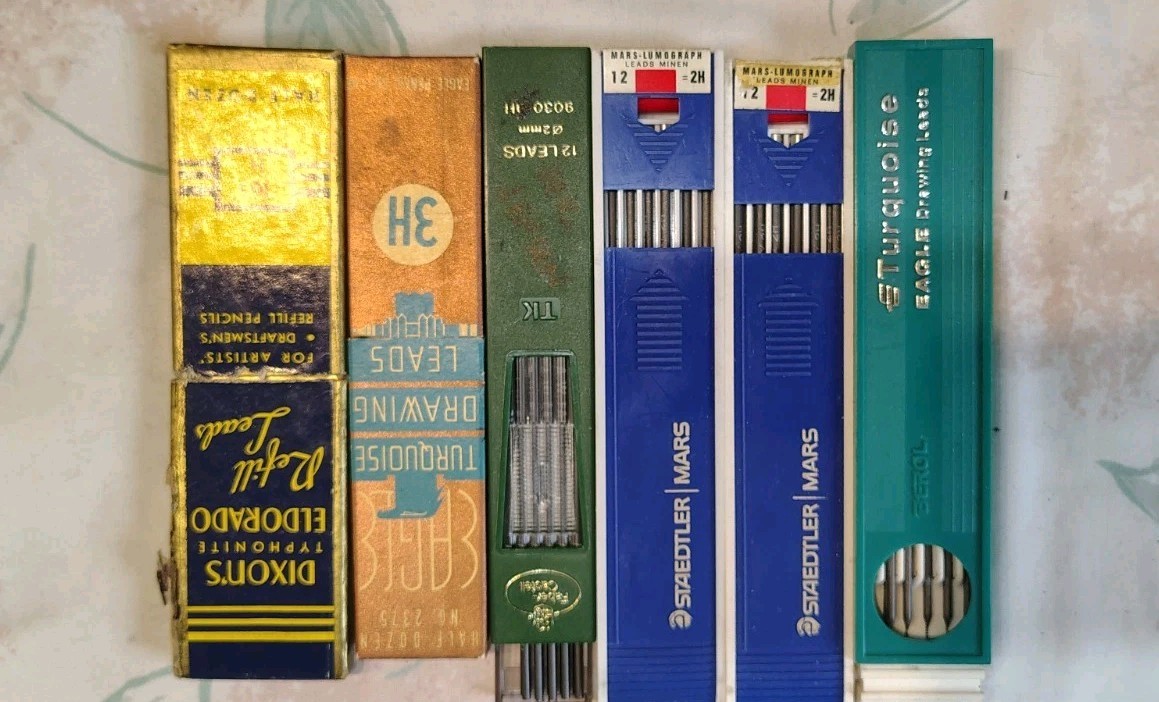 Big Lot Of Pencil Eberhard Faber Staedtler Leads Refills And Many Other