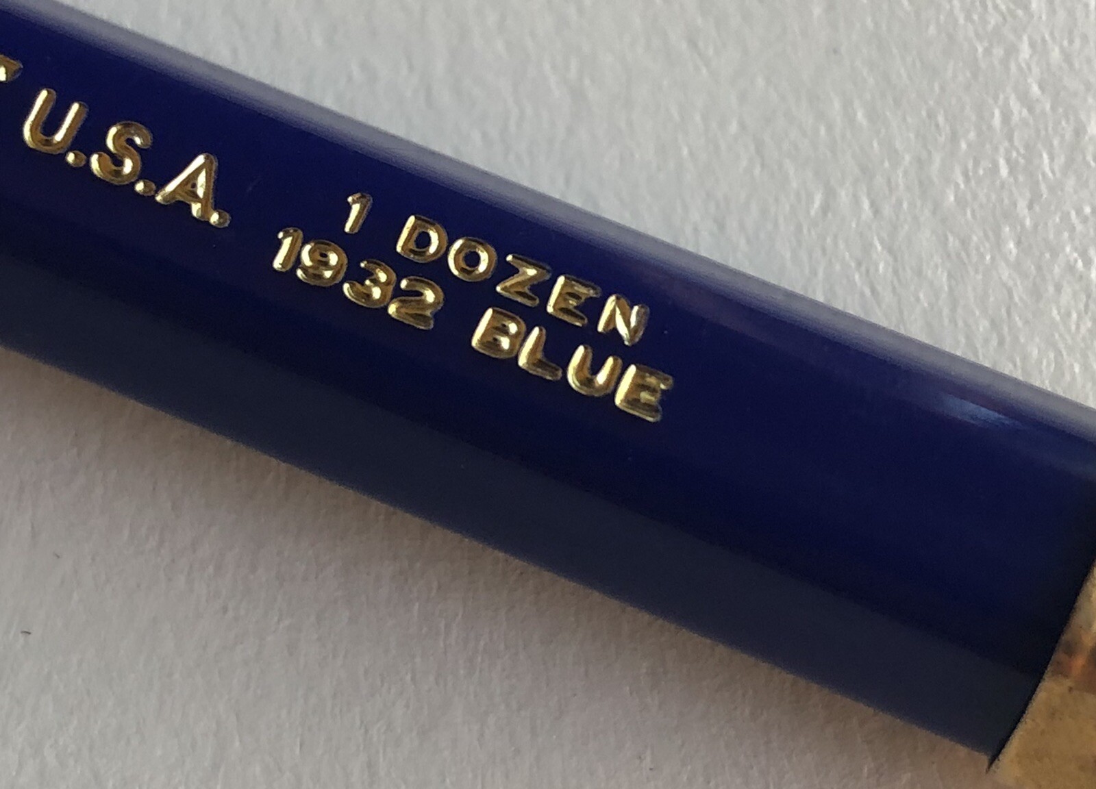 Vintage A. W. Faber Castell Techno-TONE 2mm BLUE Drawing Lead 12 Pack Tube USA