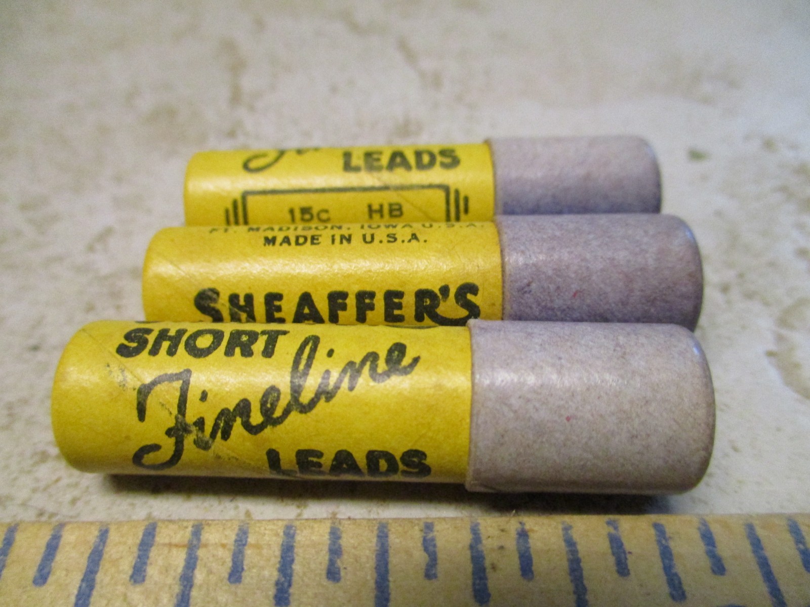 VTG Lot Sheaffers Super Smooth FIne line Leads 15c HB Lof of 3 HB 15C L19A
