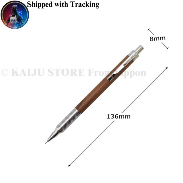 Luddite EverDraw Wood Mechanical Pencil 0.5mm Walnut LDW-MP4WN-05