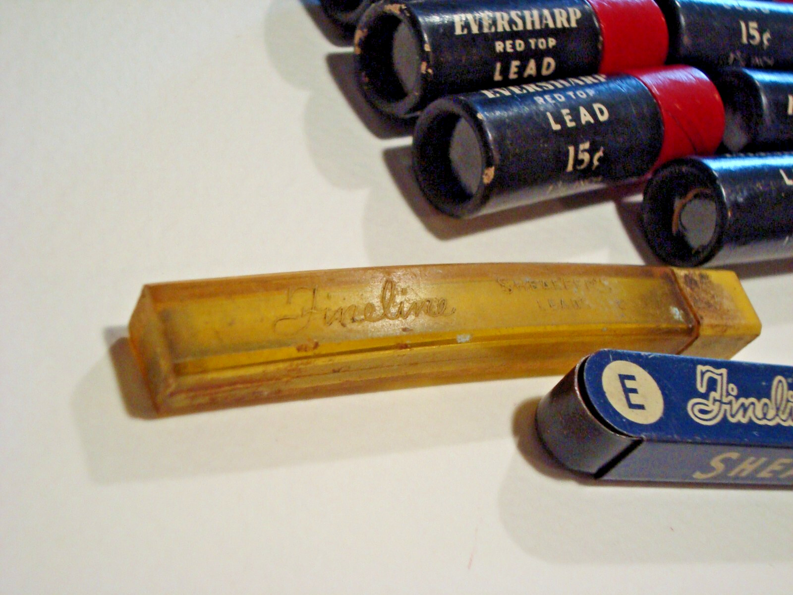 Lot Vintage Mechanical Pencil Lead Refills Scripto Eversharp Red Top Pentel +