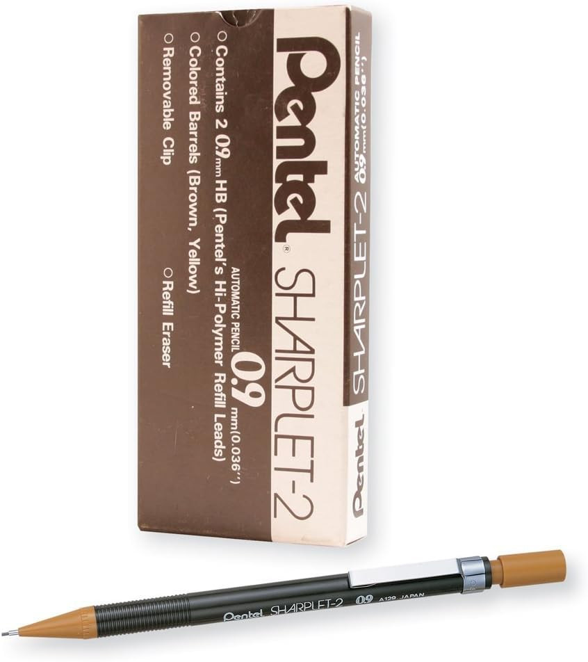 Sharplet-2 Mechanical Pencil, Brown Barrel, Box of 12 (A129E)