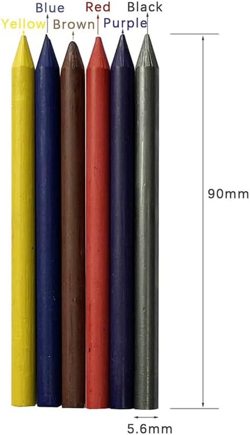 5.6mm Metal Mechanical Pencil Set with Clip Metal Mechanical Clutch Graphite Pen