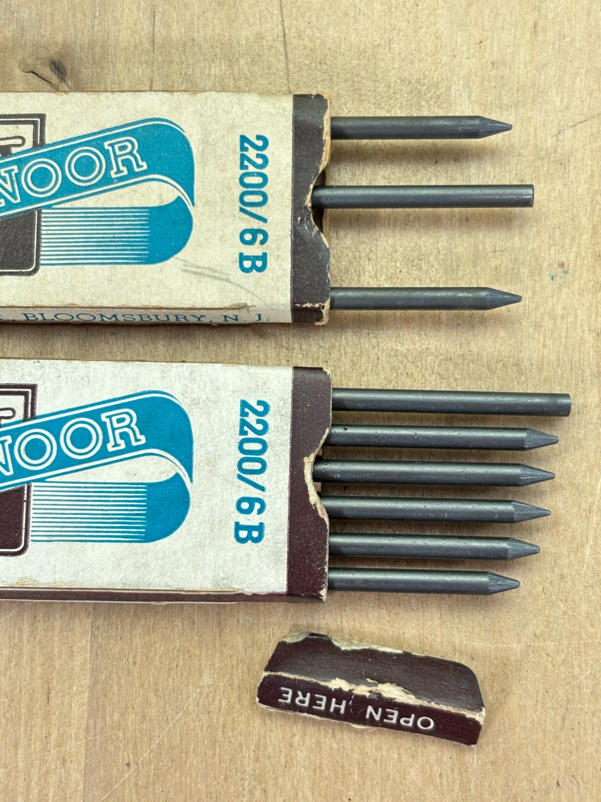 Mixed Lot Vtg Pencil Leads Partial and Mixed Boxes, Koh-I-Noor, Staedtler, Eagle