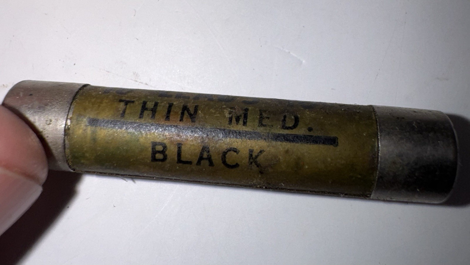 Vintage Autopoint Cartridge Lead Holder Pencil No. 38N Black w/ Leads USA NOB
