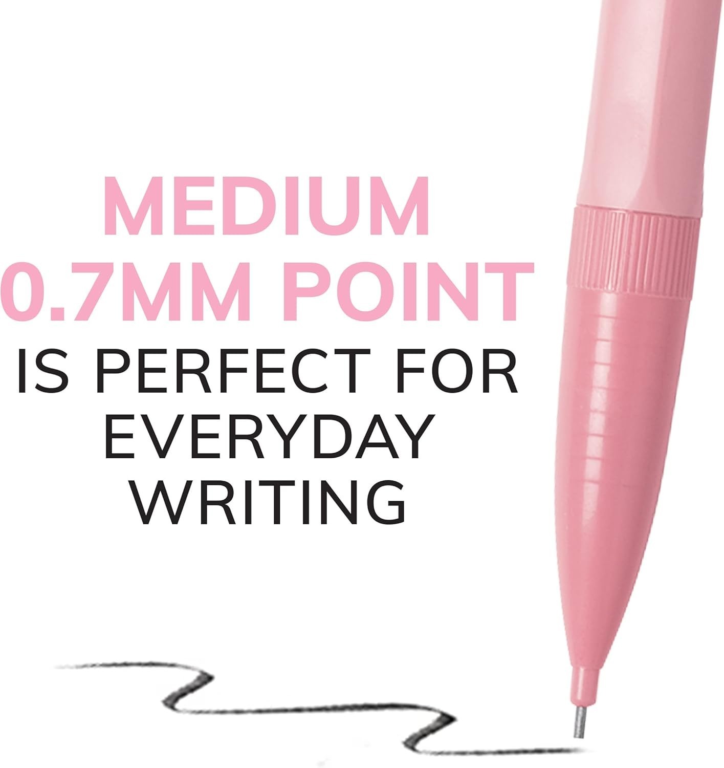 Effortless Writing with Xtra-Smooth 0.7mm Pastel Mechanical Pencils & Erasers