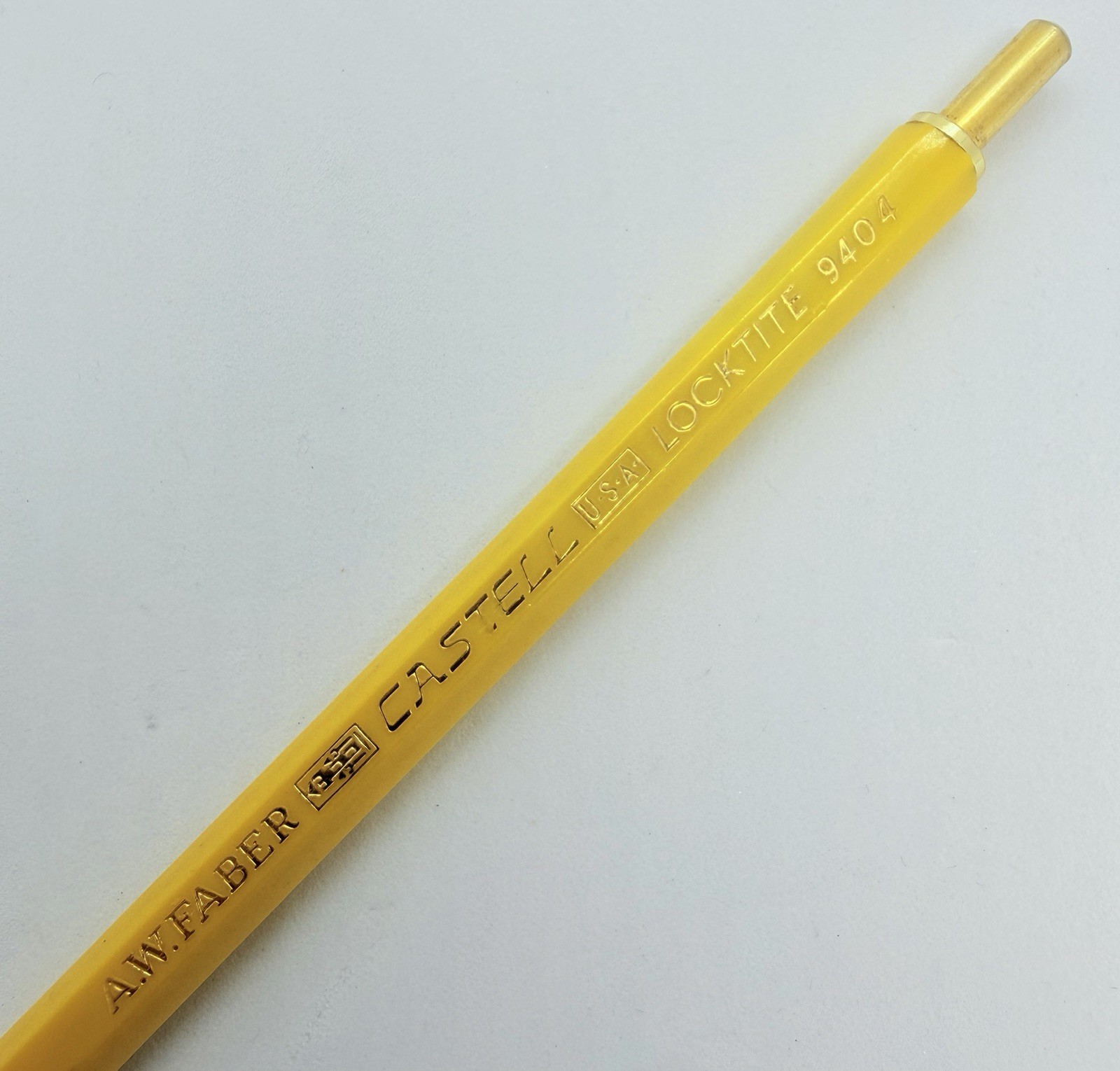 L A. W. Faber-Castell Locktite TK9404 YellowClutch Mechanical Pencil 2.0mm