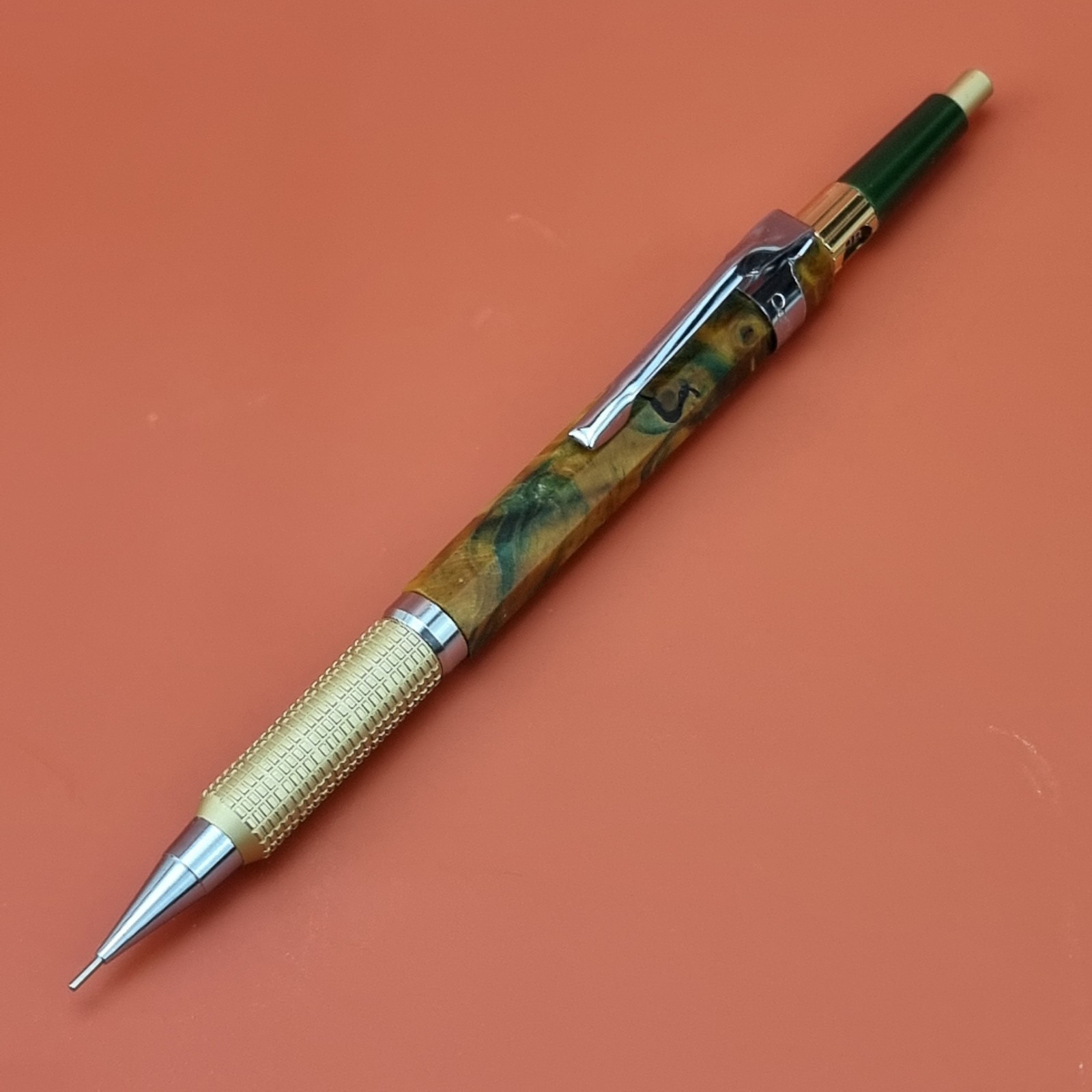 Hand Crafted Pentel PG5 Mechanical Pencil with Octagonal Maple Berl