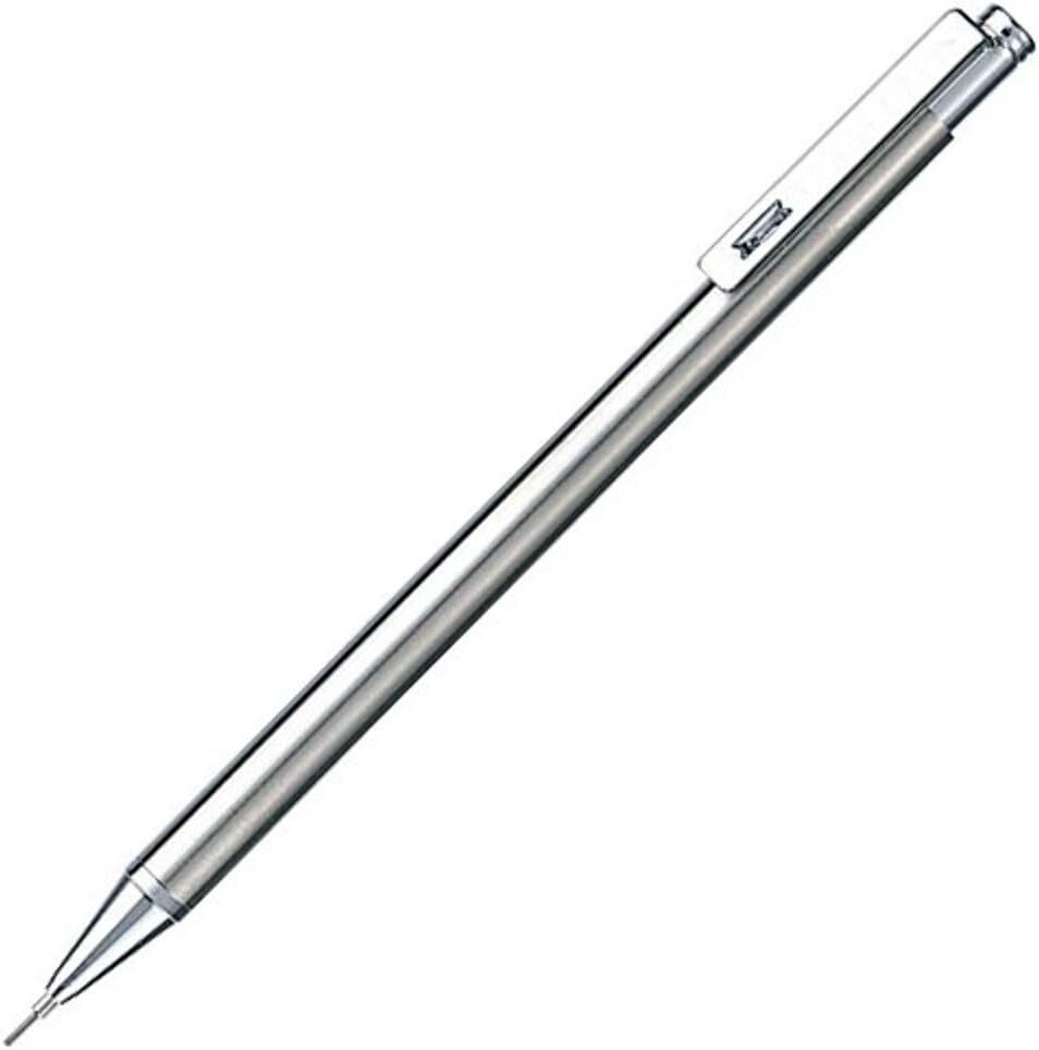 Mini Portaminas, 0,5 Mm, Cuerpo Plateado (Ts-3)