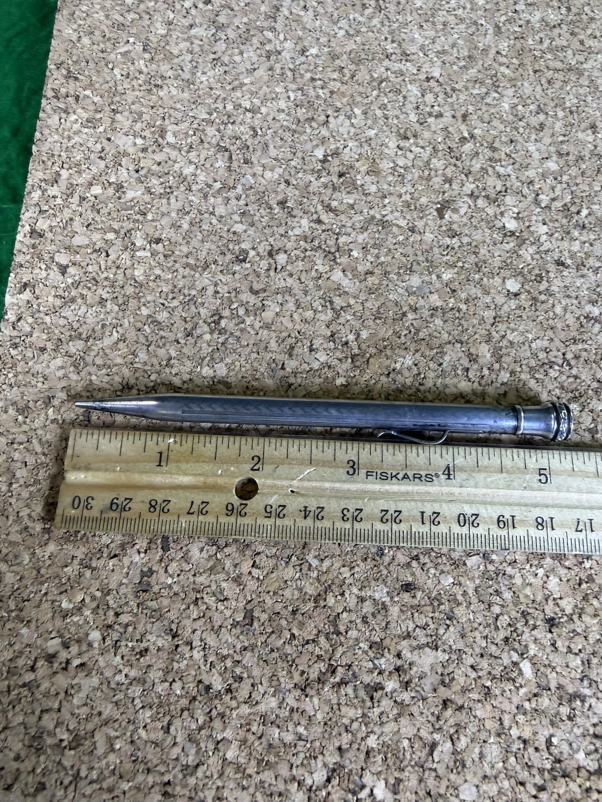VTG Wahl Eversharp Engraved Silver Plated Mechanical Pencil Art Deco