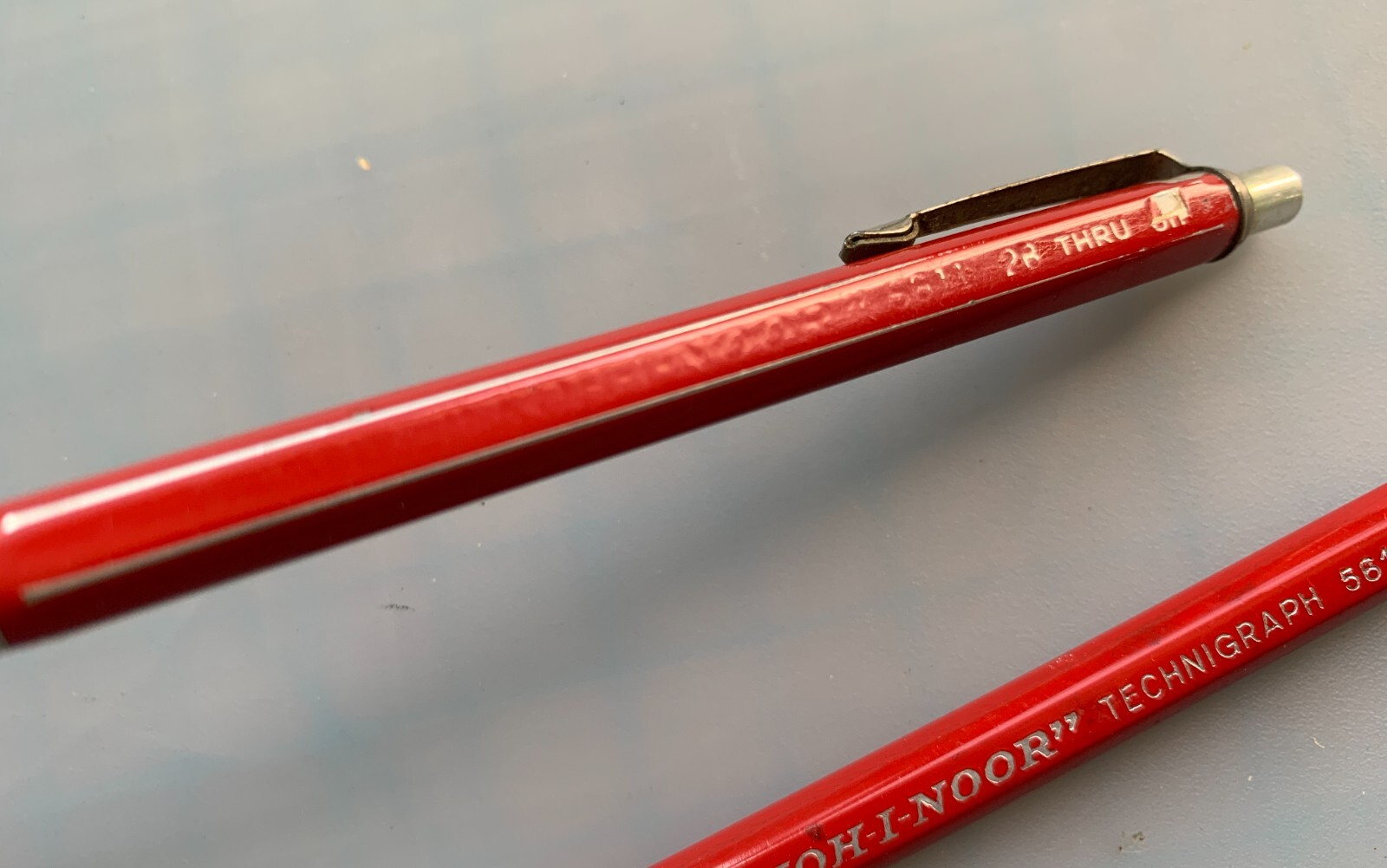 Two Vintage Koh-I-Noor Technigraph Drafting Mechanical Pencil + Extra Leads