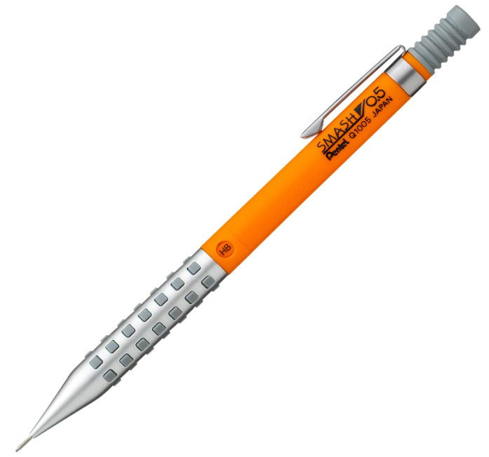 Pentel Smash 0.5mm Mechanical Pencil Orange Q1005-15A Japan New