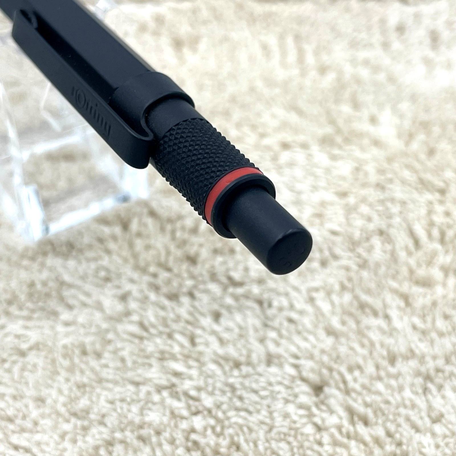 Vintage rOtring 600 Black 0.5mm Mechanical Pencil No Logo Rare Japan