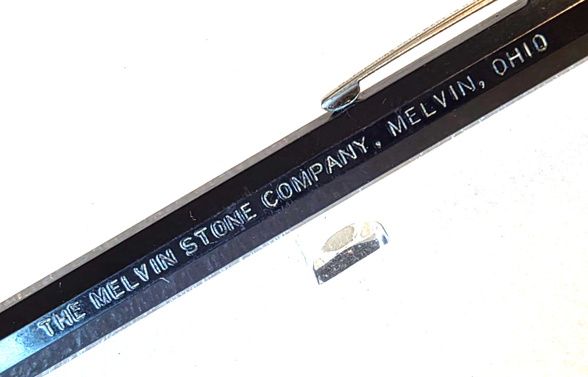 Vintage (Large Autopoint) MELVIN STONE Advertising Mechanical Pencil Rare 1960’s