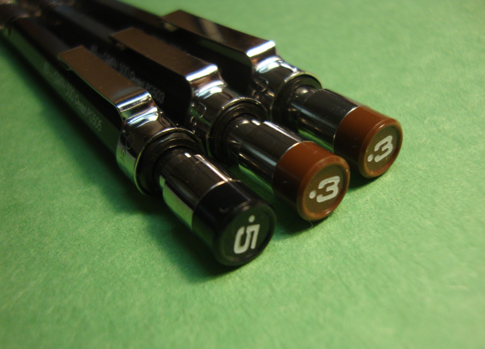 Lot of 4: Graph 500 Mechanical Drafting Pencils…Two of each, PG503 & PG505