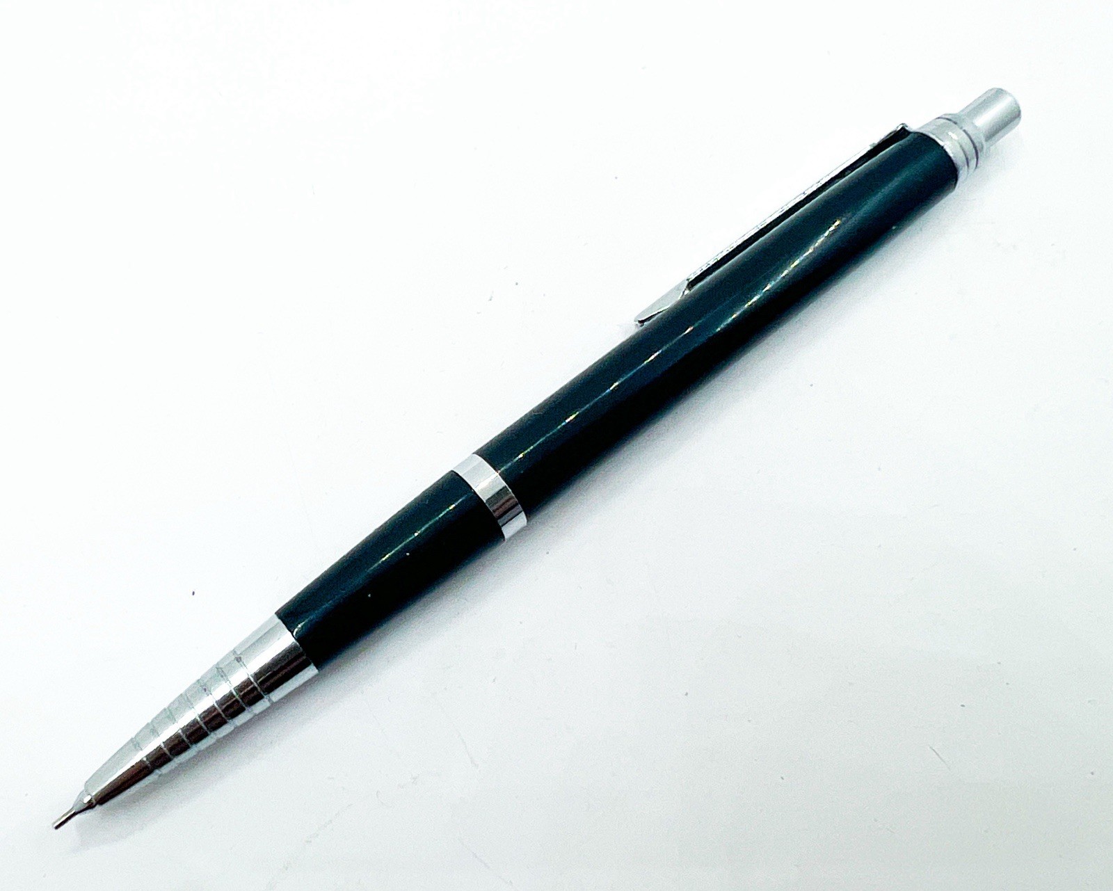 Platinum Japan Double Push Mechanical Pencil Retractable Tip Black