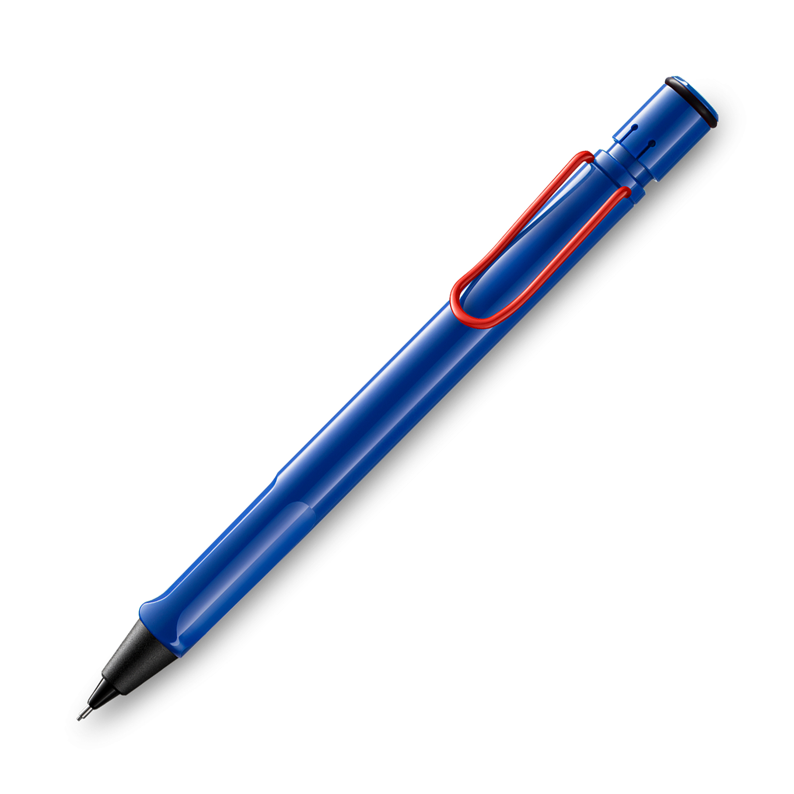 Lamy Safari Mechanical Pencil in Blue with Red Clip – 0.5mm – NEW in Box