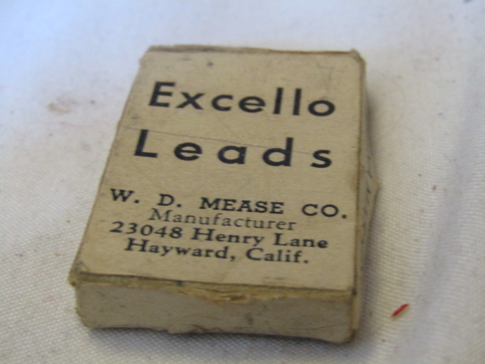 Vintage .162 pencil leads Listo 5 in box Excello 1.5 in box