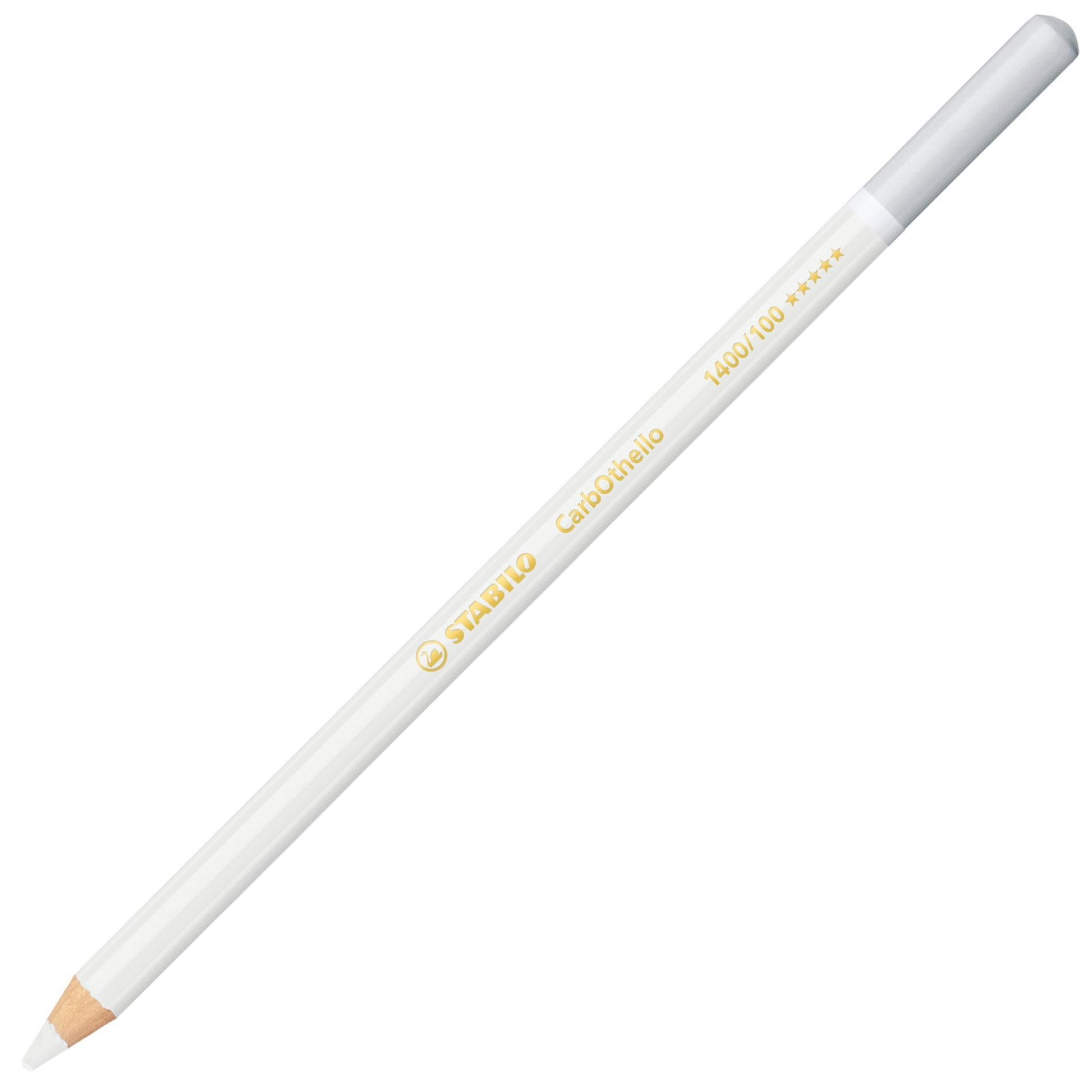 STABILO Carbothello Pastel Pencil 1 Count (Pack of 1), Titanium White