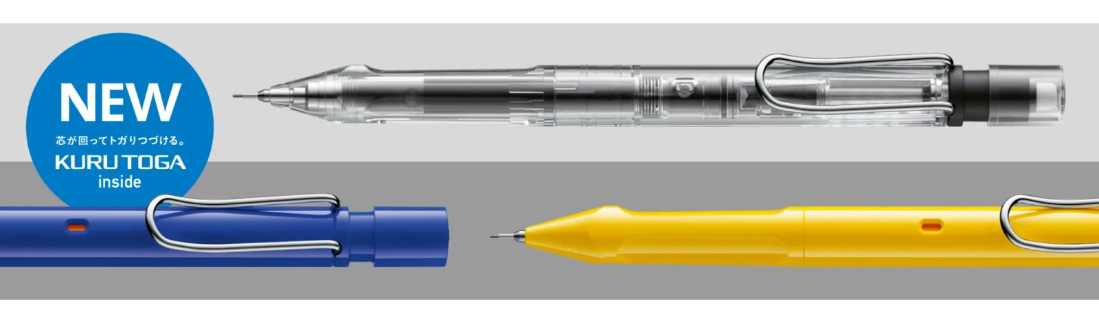 LAMY Safari Kuru Toga Inside 0.5mm Mechanical Pencil black