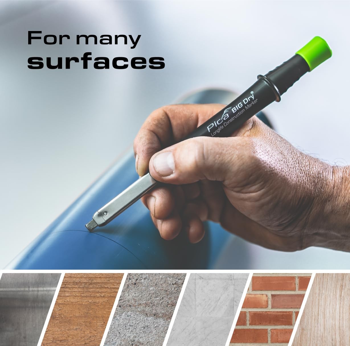 Big Dry Marker Pen Pack of 12 Pencil Refills Black Graphite Only 6030