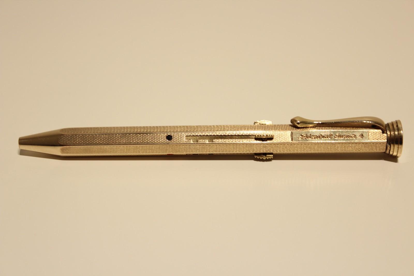 WW2 ERA RARE BEAUTIFUL GERMANY GOLD PLATED MECHANICAL PENCIL “ADMIRAL” JUNIOR 4
