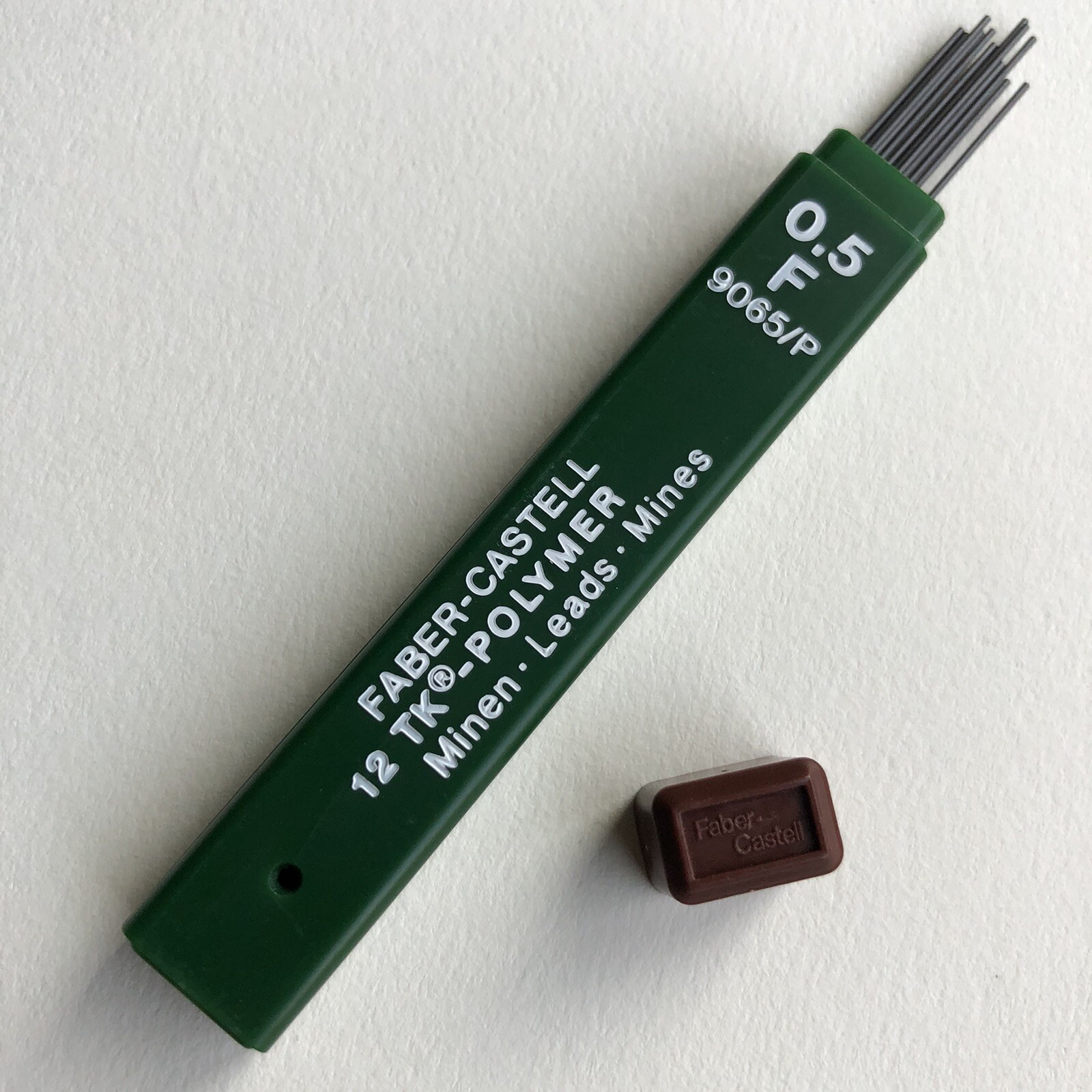 Vintage Faber-Castell TK-POLYMER .5mm Mechanical Pencil Lead F 9065/P 12 Sticks