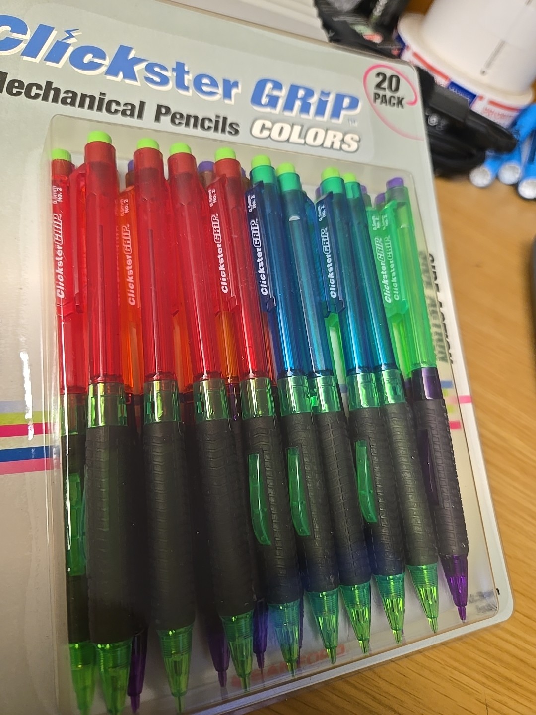Sanford Clickster Comfort Grip Mechanical Pencil 0.5mm 20 Pk NEW #56942