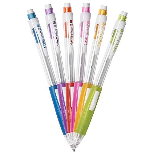 Velocity Side Clic Mechanical Pencils, With Colorful Barrel, Medium 0.7 mm