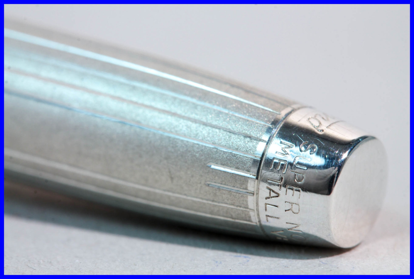 Fend Super Norma Matt-Silvered 2 Color Pen 1950s with Papers & Box