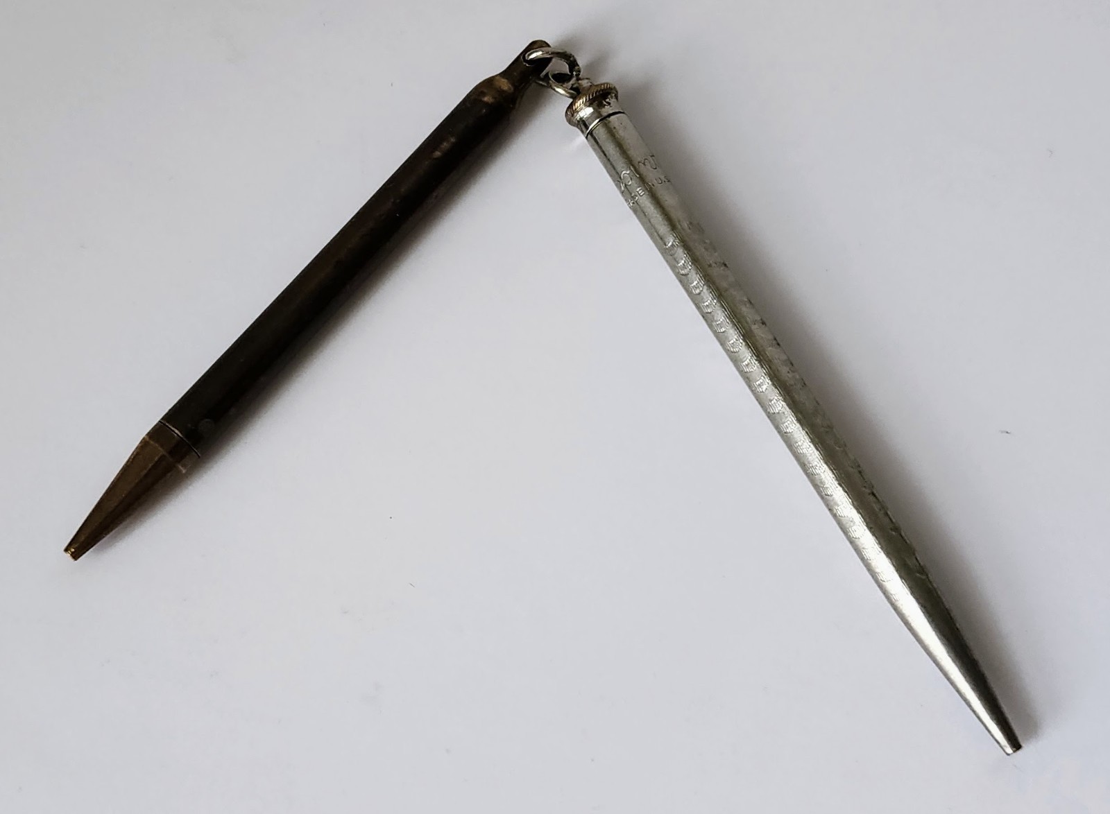 Antique Redipoint Patented Pencil & Japanese Mini Pencil Charm Set
